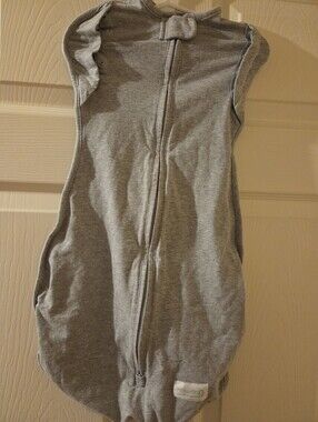 Heather Gray Kids Zip-Front Sleep Sack Hoodie 14-19 Ibs.